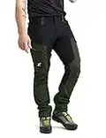 RevolutionRace RVRC GP Pants, Pantaloni da Uomo, durevoli per Trekking e Altre attività all'Aria Aperta, Forest Green, S