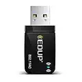 EDUP AC1300Mbps WiFi Dongle, USB 3.0 Mini Dual Band 5GHz/2.4GHz WiFi Adapter for PC Desktop Laptop,802.11ac Wireless Network Supports Windows 11/10/8.1/8/7/XP/Vista,Mac OS X 10.9-10.15