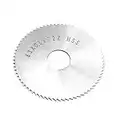 Utoolmart Hoja de sierra circular de acero de alta velocidad de 63 mm x 16 mm x 0,6 mm, sierra de corte de 72 dientes, disco de rueda para cortar ranurado, acero, cobre, metal, plástico, madera