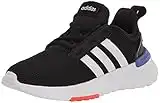 adidas Unisex-Child Racer TR21 Running Shoe, Black/Cloud White/Sonic Ink, 3 Little Kid