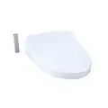 Toto SW3056AT40-01 S550e WASHLET+ & Auto Flush Ready Electronic Bidet Toilet Seat w/EWATER+ & Auto Open & Close Contemporary Elongated Lid (Cotton White)