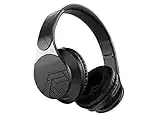 PowerLocus Edge Casque Bluetooth sans Fil, Casque sans Fil sur l'oreille, Hi-FI Stéréo, Micro SD/TF, Écouteurs avec Microphone Intégré et Pliables avec Etui pour iPhone/Samsung/TV/PC (Noir)