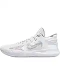 Nike Men's Kyrie Flytrap IV Basketball Shoe, White/Wolf Grey/University Red, 9.5