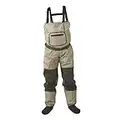 AJIC Waders de pêche à la Mouche Chasse Bootfoot Respirant néoprène Bas Pied abordable Poitrine Cuissardes équipement étanche pour Hommes Femmes (Size : Large)