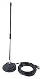 Orizzontale Fourth CB da Auto Car Antenna con magnete, calamita piède, 45 cm, 4 m cavo