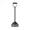 Liquid-Plumr Storage 6.75” x 22” (Color May Vary) Toilet Plunger with Caddy, 6.75” x 6.75” x, Black