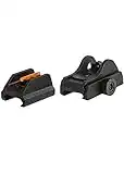 ASG Airsoft EVO 3 Front and Rear Sight Light Weight Softait 21mm Rail 18092