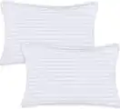 Utopia Bedding Toddler Pillow (White, 2 Pack), 13x18 Pillows for Sleeping, Soft and Breathable Cotton Blend Shell, Polyester Filling, Small Kids Pillow Perfect for Toddler Bed and Travel