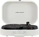 Crosley CR8009B-DU Discovery Vintage Bluetooth in/Out 3-Speed Belt-Driven Suitcase Vinyl Record Player Turntable, Dune