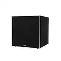 Polk Audio PSW10 10" Powered Subwoofer - Power Port Technology, Up to 100 Watts, Big Bass in Compact Design, Easy Setup with Home Theater Systems Black