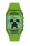 Minecraft Unisex Kid's Digital Analog Quartz Watch with Rubber Strap MIN4014