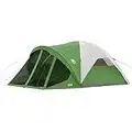 Coleman Evanston Screened Camping Tent, 6/8 Person Weatherproof Tent with Roomy Interior Includes Rainfly, Carry Bag, Easy Setup and Screened-In Porch