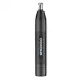 ConairMan Ear and Nose Hair Trimmer for Men, Cordless Lithium-Powered Trimmer, Patent 360 Bevel Blade for No Pull, No Snag Trimming Experience