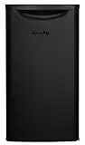 Danby Contemporary Classic DAR033A6BDB-6 3.3 Cu.Ft. Mini Fridge, Compact Countertop Refrigerator for Bedroom, Living Room, Kitchen, Office, Desk, E-Star Rated in Matte Black