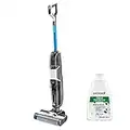 BISSELL CrossWave HF3 Cordless,Nettoyeur sec et humide pour surfaces dures, Aspire, lave et sèche, Sans fil, Pour sols durs, 70 dB, 3598N- Noir/Blanc/Bleu bossanova