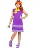 Funidelia | Déguisement Daphne - Scooby Doo pour fille Scooby Doo, Dessins Animés - Déguisement pour Enfant et accessoires pour Halloween, carnaval et fêtes - Taille 10-12 ans - Violet