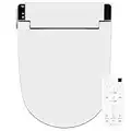 VOVO VB-6000SE Electronic Smart Bidet Toilet Seat, Oblong, Self-Cleaning Nozzle, Solid Steel, Night Light, Deodorisation, Environmentally Friendly Energy Saving, Heated Seat, Made in Korea