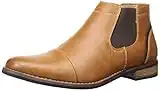 Deer Stags mens Argos Chelsea Boot, Tan/Blue, 10.5 Wide US