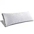 Oubonun Premium Adjustable Loft Quilted Body Pillows - Firm and Fluffy - Quality Plush - Down Alternative - Head Support Pillow - 21"x54"