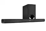 DENON Barra de Sonido DHT-S416 2.1 TV con subwoofer inalámbrico, Google Chromecast Integrado, WiFi, Bluetooth, Dolby Digital, HDMI ARC, Entrada óptica