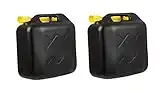 2x Kraftstoffkanister 20L Benzinkanister Diesel Reserve Kanister f?r Auto Roller