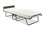 Jay-Be Visitor Contract Folding Bed with Performance e-Fibre Mattress and Automatic Folding Legs, Compact, Single, Black