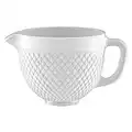 Mixing Ceramic Bowls fit kitchenaid stand mixer bowl 5 quart Tilt-Head Stand Mixer Bowl-Three-dimensional lace white