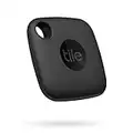 Tile Mate (2022) Bluetooth Item Finder, 1 Pack, 60m finding range, works with Alexa & Google Home, iOS & Android Compatible, Find your Keys, Remotes & More, Black