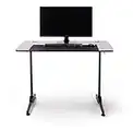 Robas Lund DX Racer 8 l'original Table Gamer Table de Gaming Noir Carbone Optique, LxHxP 110 x 75 x 60 cm