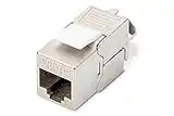 DIGITUS Keystone-Modul Cat-6A Geschirmt - RJ45-Buchse - 500 MHz 10GBase-T - AWG 26-22 - Werkzeugfreie Montage