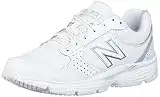 New Balance Women's 411 V1 0 Walking Shoe, White/White, 6.5 N