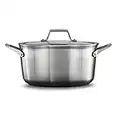 Calphalon Premier Stainless Steel Cookware, 6-Quart Stockpot with Cover