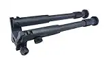 Mestart Tactical Bipod OP-I Aluminium Foldable Adjustable Height Fits Picatinny Rail