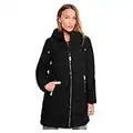 ONLY Damen Lange Puffer Jacke | Warmer Stepp Wintermantel mit Kapuze | Wattierter Blouson ONLDOLLY, Farben:Schwarz, Größe:XS