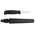 Mora Básico Cuchillo de Tallado de Madera, Unisex, Negro