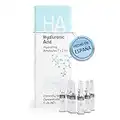 Ampollas de ácido hialurónico Effecto Inmediato 7 x 2 ml (+155% HIDRATACION en 1h) - Piel Joven, Rellena y Suave - Elasticidad, Antirrugas y Contorno de Ojos - Elemental Care