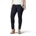 Lee Women's Plus Size Sculpting Slim Fit Skinny Leg Pull on Jean, Slumber, 18 Plus