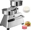 VBENLEM Commercial Hamburger Patty Maker 150mm/6inch Stainless Steel Burger Press Heavy Duty Hamburger Press Meat Patty Maker Hamburger Forming Processor with 1000 Pcs Patty Papers