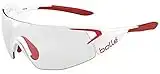 Bolle 5th Element Pro Sunglasses, Matte White/Red, Modulator Clear Gray oleo AF