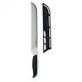 Zyliss E920208 Comfort Coltello da Pane Con Lama Dentellata, 20,5cm, Acciaio Inossidabile Giapponese, Manico Grigio/Bianco, Coltello da Cucina, Lavabili in Lavastoviglie, 5 Anni di Garanzia