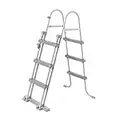 Bestway BW58330-21 Flowclear, Metal Above Ground Pool Ladder, 42’’, Grey, 107 cm