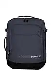 travelite Handgepäck Rucksack / Tasche erfüllt IATA Bordgepäck Maß, Gepäck Serie KICK OFF: Praktischer Rucksack für Urlaub und Sport, 006912-04, 50 cm, 35 Liter, d'anthrazit (grau), Anthrazite