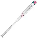 Easton 2018 Topaze Fast Pitch Softball Bat -10, Mixte, A11354930, White/Teal/Pink, 30"/20 oz