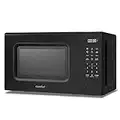 COMFEE' 700w 20 Litre Digital Microwave Oven with 6 Cooking Presets, Express Cook, 11 Power Levels, Defrost, and Memory Function - Black - CM-E202CC(BK)