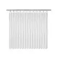 EHZNZIE Clear Shower Curtain Liner Light Weight PEVA, Shower Liner 72x72 Inches, Waterproof, No Chemical Smell with 12 Rust Proof Metal Grommets for Bathroom Shower Curtain