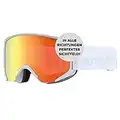 Atomic Savor STEREO Ski Goggles - Light Grey - Clear Vision and Anti-Glare - High Quality Mirroring - Live Fit Frame - Over The Glasses Compatible with Glasses Carrier