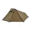 OEX Lightweight Phoxx 2 II Tent for 2 People with Porch Storage Area, 2 Man Tent, Ideal for Backpacking and Wild Camping, Camping Equipment, Green, One Size