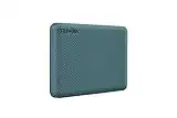 Toshiba Canvio Advance 1TB Portable External Hard Drive USB 3.0, Green - HDTCA10XG3AA, Backup 2.0