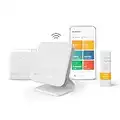 tado° Kit de Démarrage Thermostat Connecté et Intelligent sans fil V3+ – Thermostat programmable pour chaudière – Support inclus – Compatible avec Alexa, Google Assistant et Siri