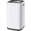 Kesnos 5000 Sq. Ft Large Dehumidifier for Home with Drain Hose and 1.19 Gallons Water Tank - Intelligent Touch Control and Low Noise, 24 Hr Timer Ideal for Basements, Bedrooms, Bathrooms, Laundry Rooms